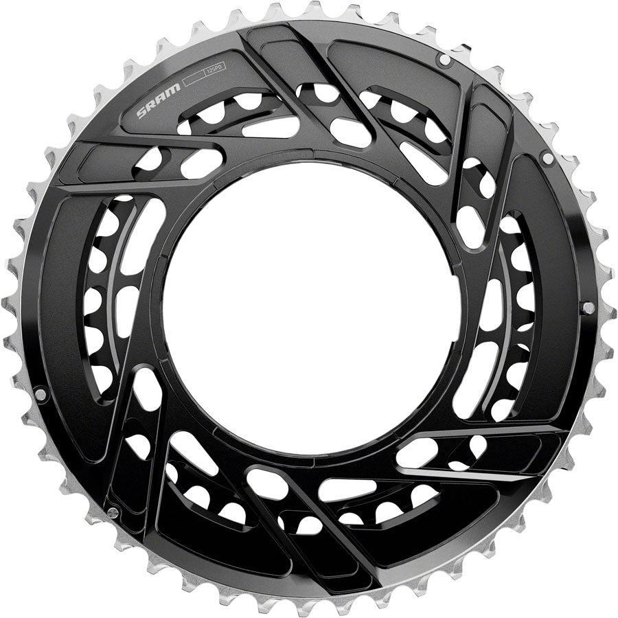 NEW SRAM Force 2x Thread Mount Chainring - 12-Speed, Thread Mount (For Force E1 AXS PM Spider), Black, E1 - Around the Cycle