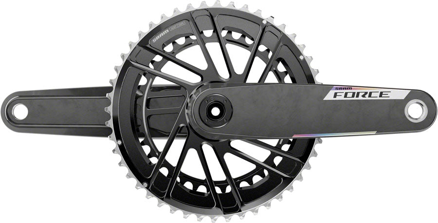 NEW SRAM Force Crankset - 2x, 12-Speed, 8-Bolt Direct Mount, DUB Spindle, Carbon, E1 - Around the Cycle