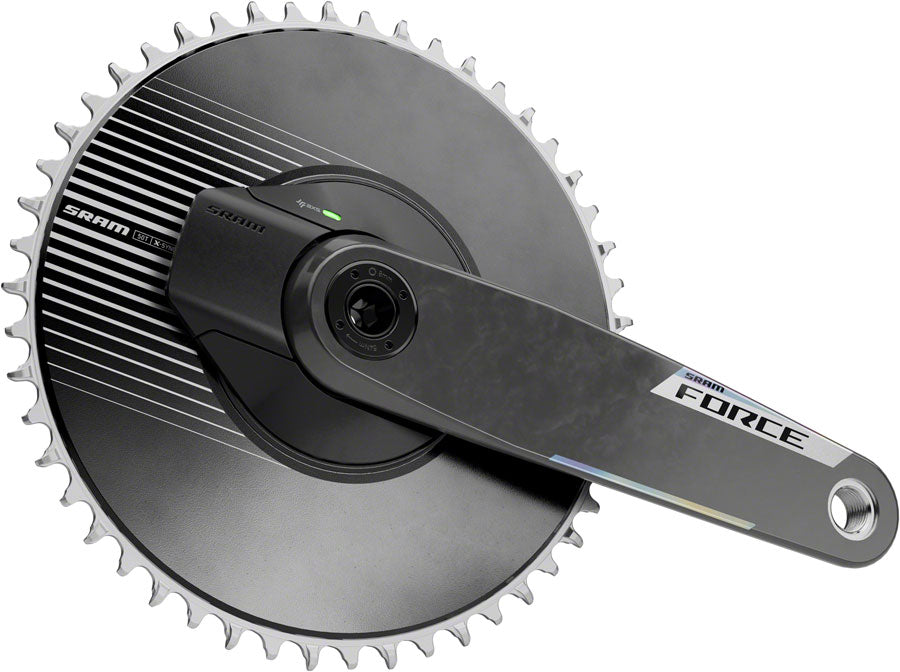 NEW SRAM Force 1 AXS Power Meter Crankset - 12-Speed, 50t Aero PM Chainring, 8-Bolt Direct Mount, DUB Spindle, Carbon, E1