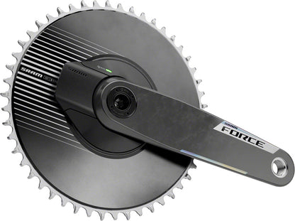 NEW SRAM Force 1 AXS Power Meter Crankset - 12-Speed, 50t Aero PM Chainring, 8-Bolt Direct Mount, DUB Spindle, Carbon, E1
