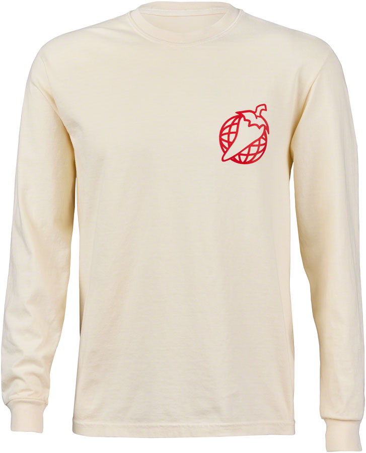 NEW Salsa Logo Long Sleeve T-Shirt - Unisex, Ivory - Around the Cycle