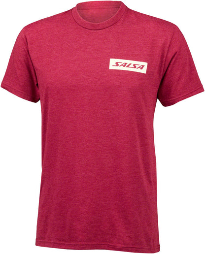 NEW Salsa Logo Short Sleeve T-Shirt - Unisex, Red - Around the Cycle