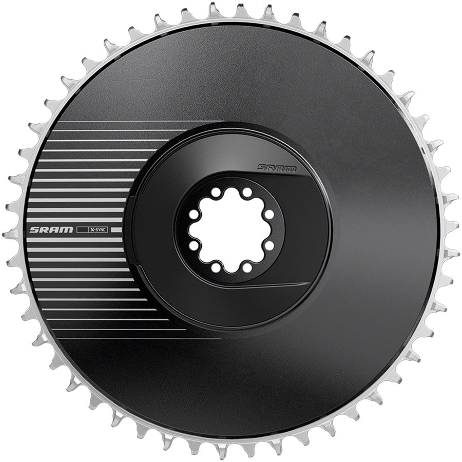 NEW SRAM RED Aero X-Sync Direct Mount Chainring - 12-Speed, 8-Bolt Direct Mount, 6.5mm Offet, Black, E1 - Around the Cycle