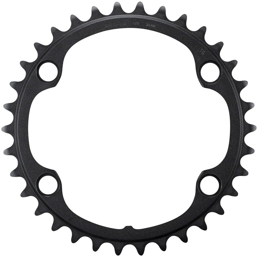 NEW Shimano Ultegra FC-R8100 12-Speed Chainring - 34t, Asymmetric 110 BCD, Black, NK