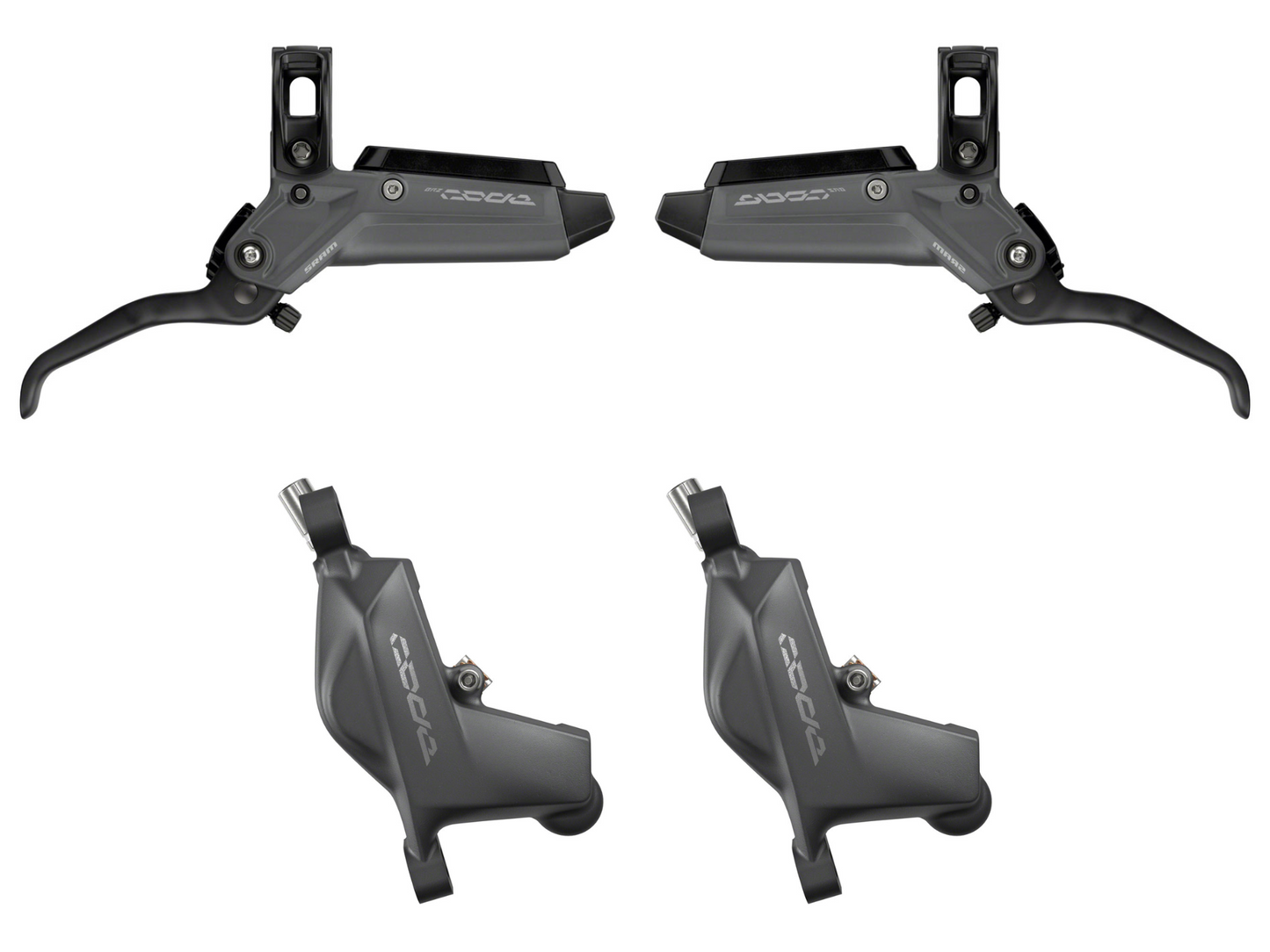 NEW SRAM Code Bronze Stealth 4-Piston Disc Brake and Lever - Front and Rear Set