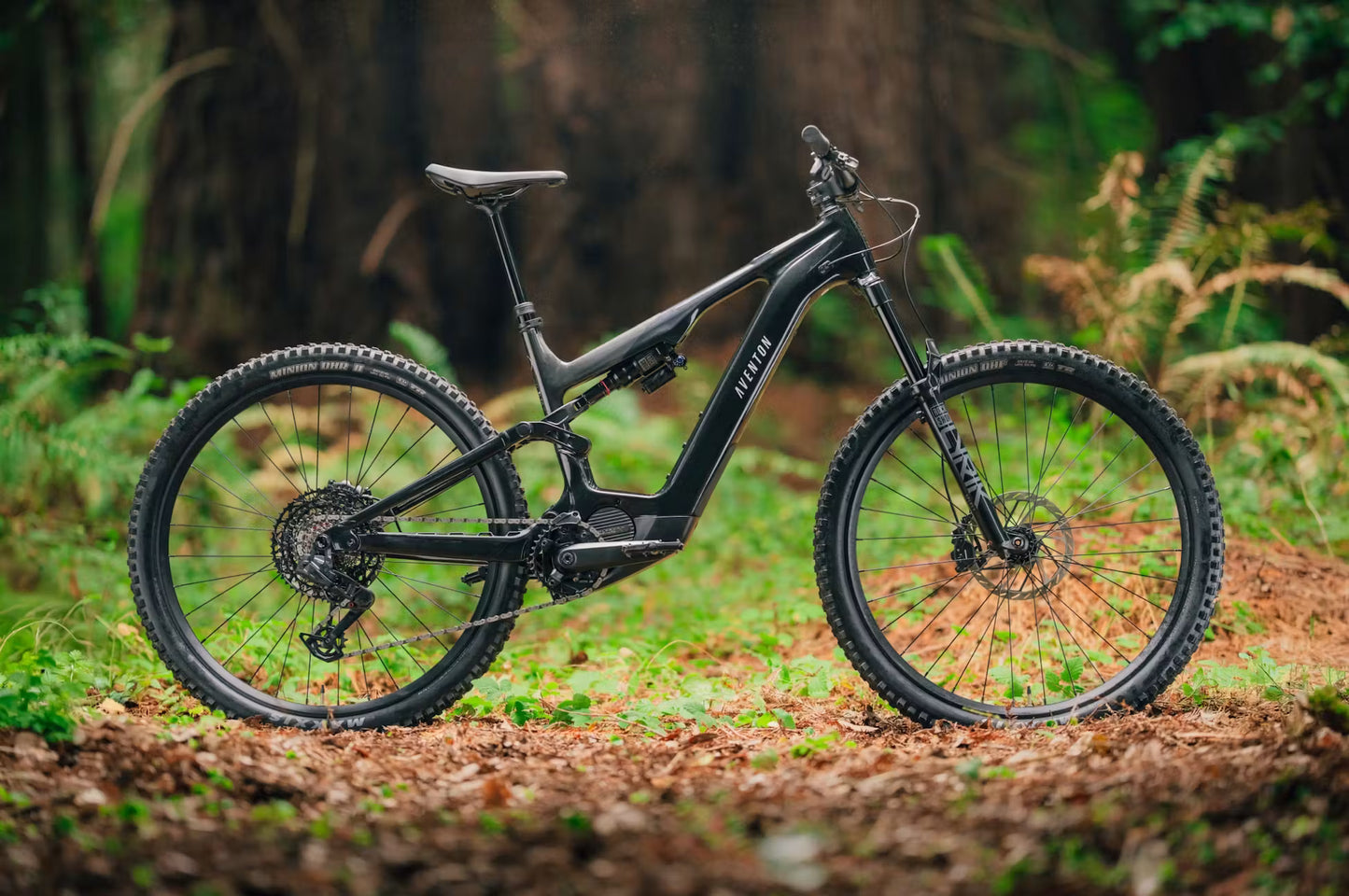 NEW Aventon Current EXP eMTB — Carbon Frame, Mid-Drive 120Nm, 105mi Range, RockShox