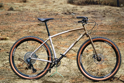 NEW Wilde Supertramp Rigid Steel Bikepacking Bike - Dirt Champagne - Deore M6100 1x12