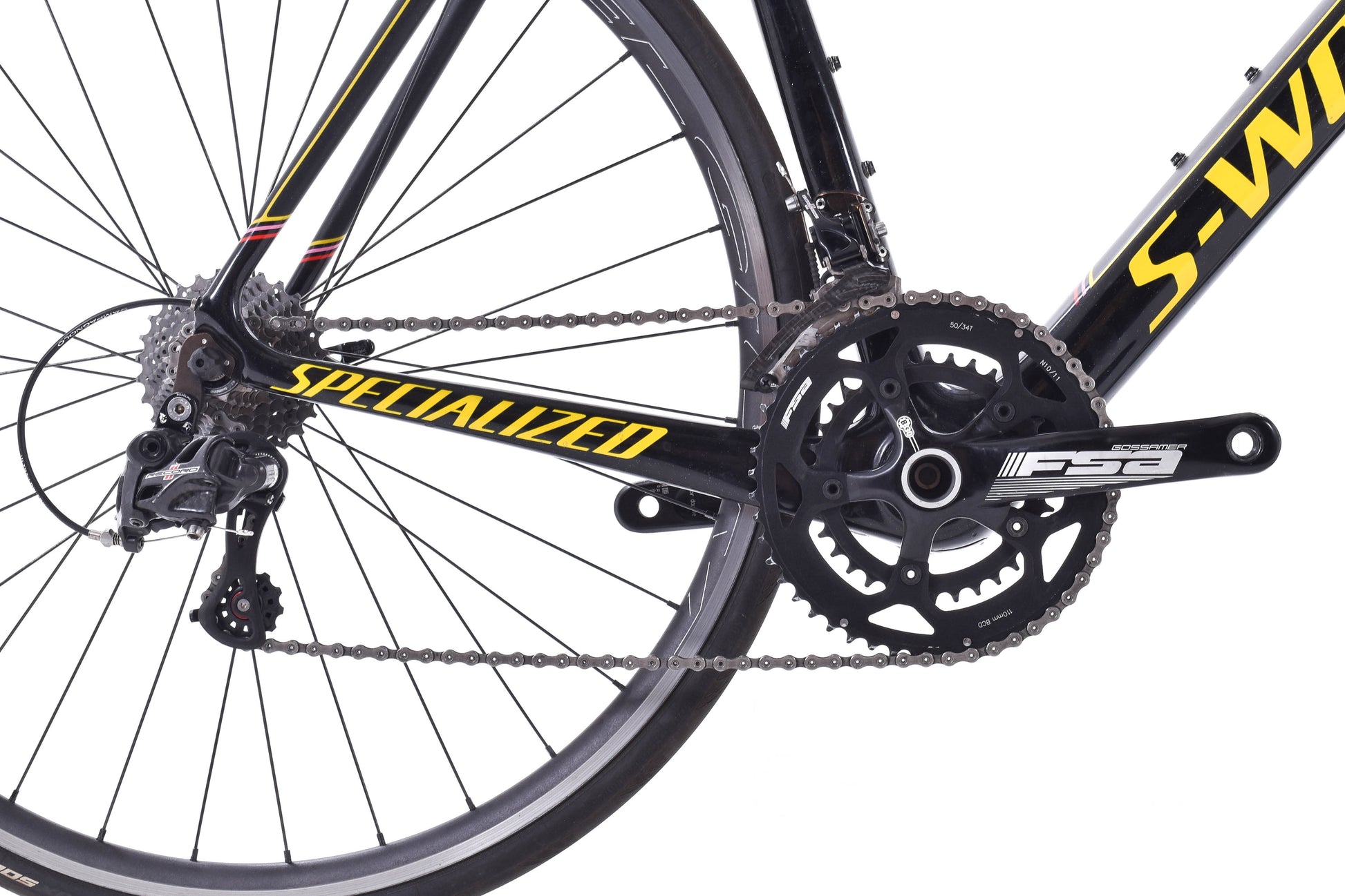 USED Specialized Tarmac SL5 58cm Carbon Road Bike Campagnolo Record 11