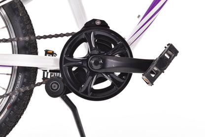 USED Specialized Hotrock 20 Kids 6 Speed White Purple Front Suspension