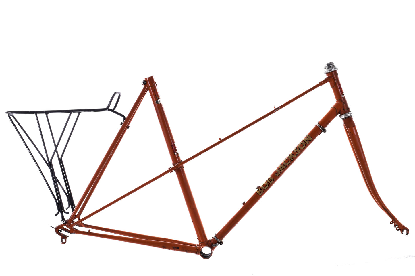 USED Vintage Bob Jackson Steel Mixte Road Frameset 56cm Orange