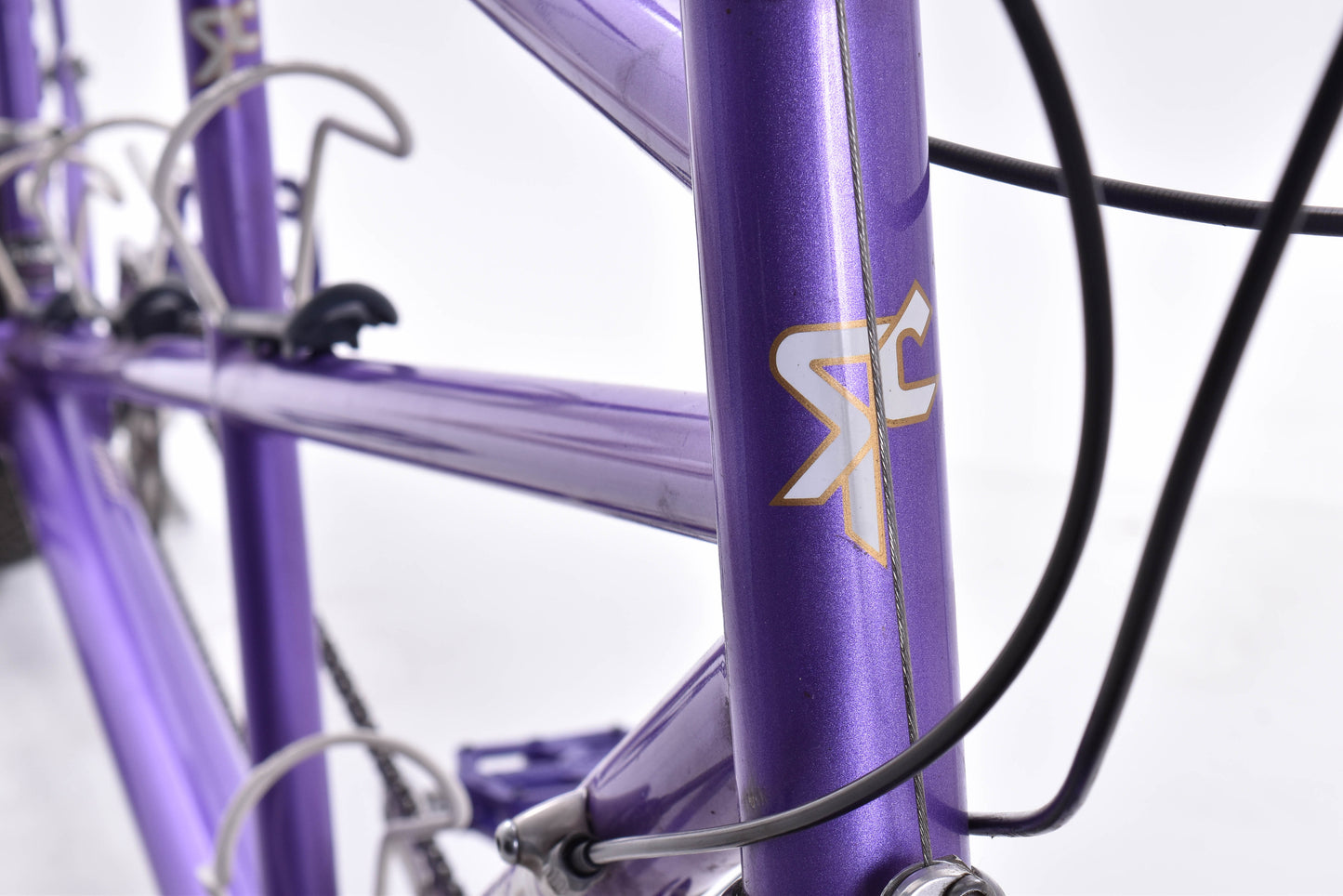 USED 1994 Santana Rio 22"/20" ATB Tandem Bike Purple Tange Chromoly Steel