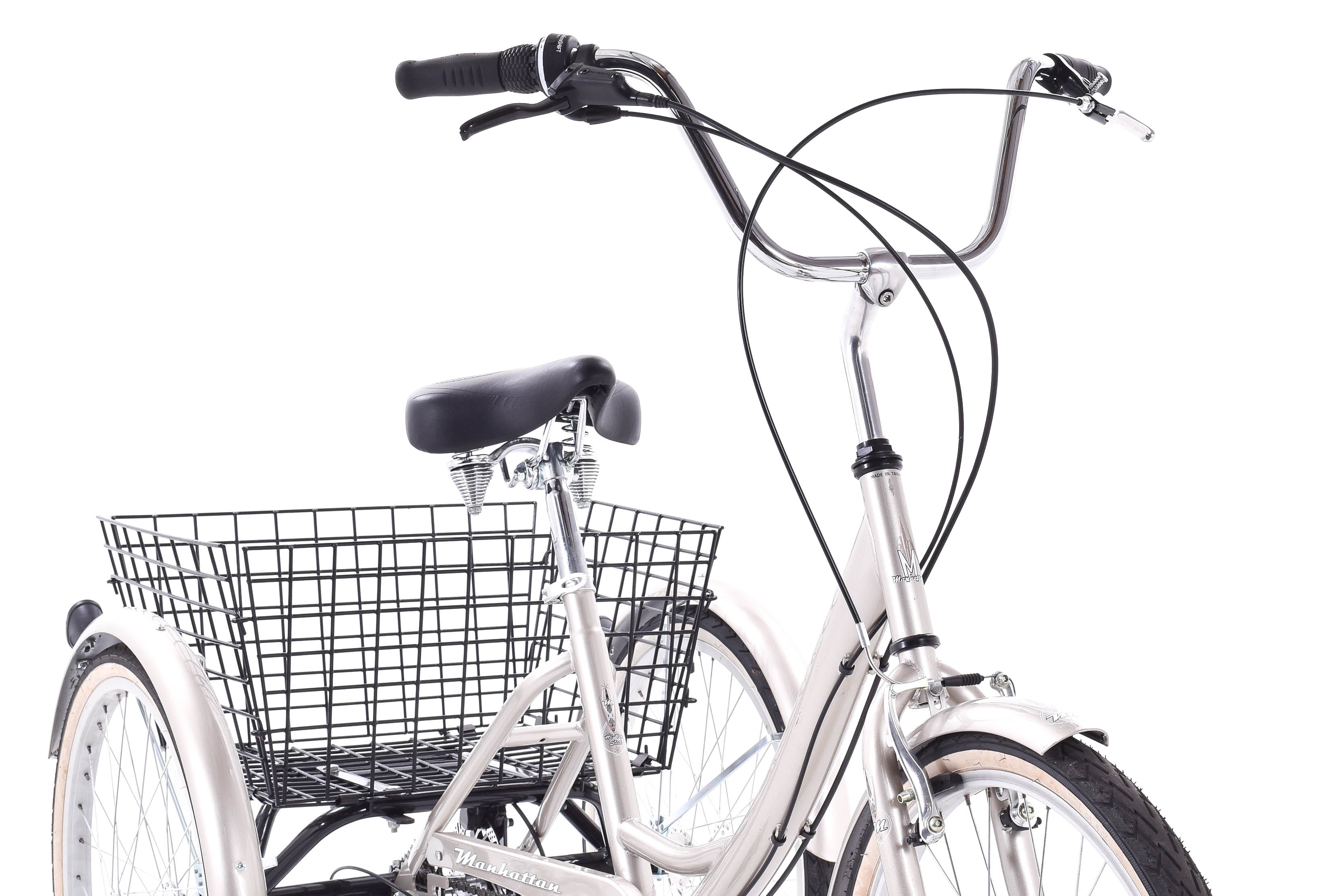 USED Manhattan Adult Tricycle 7 Speed w Fenders Rear Basket