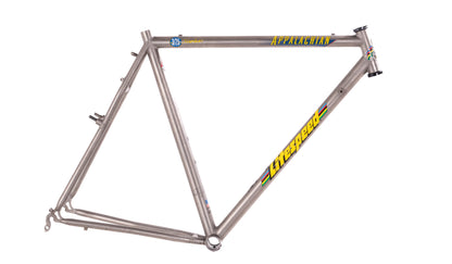 USED Litespeed Appalachian Titanium 56cm Cyclocross/Gravel/All-Road Frame Canti/V-Brake Studded Quick Release 1" Steerer