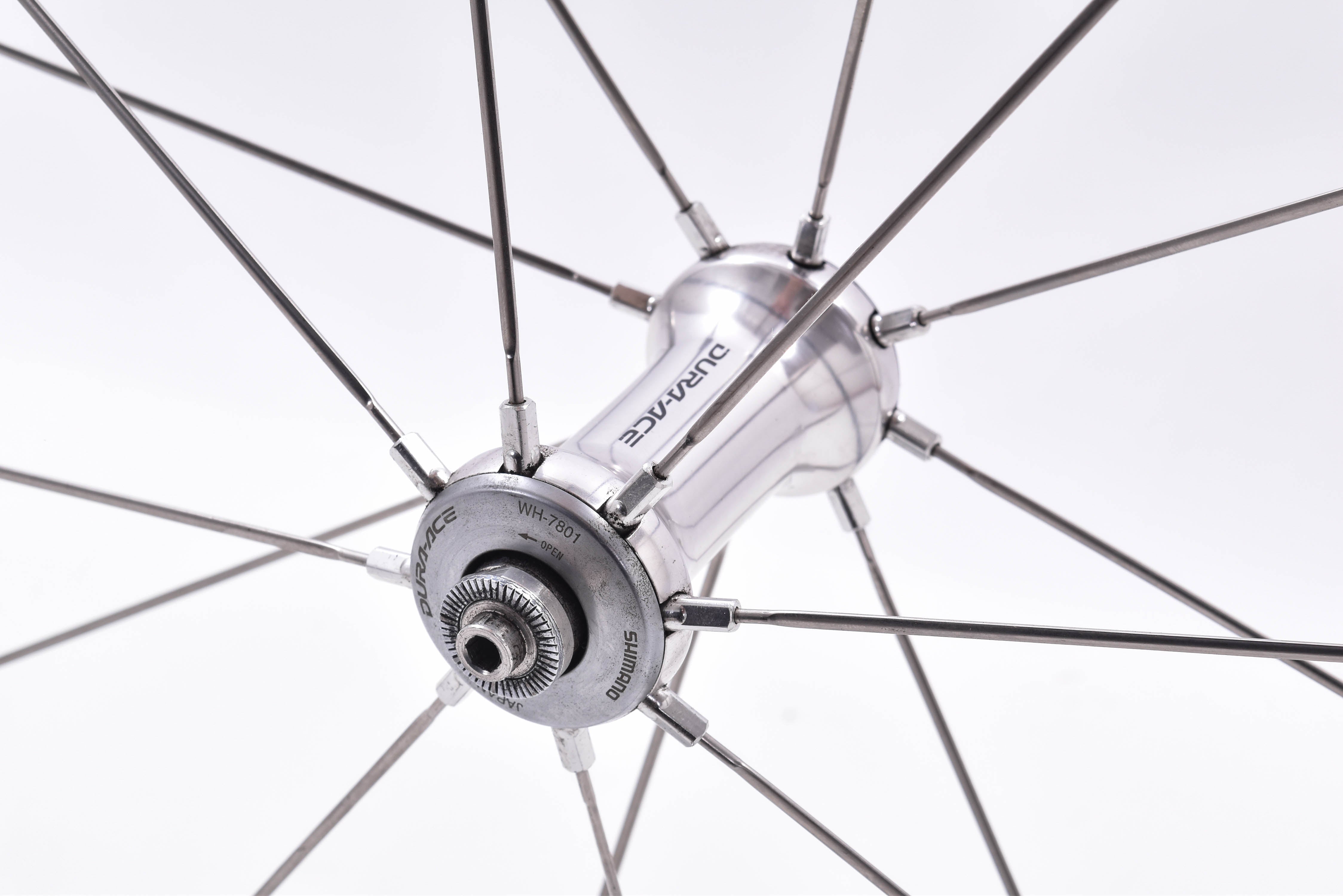 USED Shimano Dura-Ace WH-7801 700C Alloy Road Wheelset Quick Release R