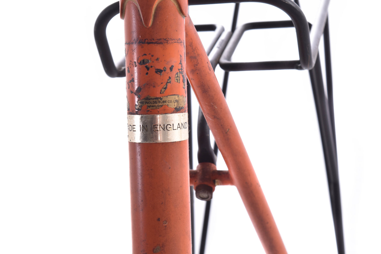 USED Vintage Bob Jackson Steel Mixte Road Frameset 56cm Orange