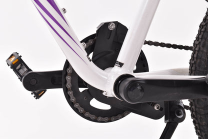 USED Specialized Hotrock 20 Kids 6 Speed White Purple Front Suspension