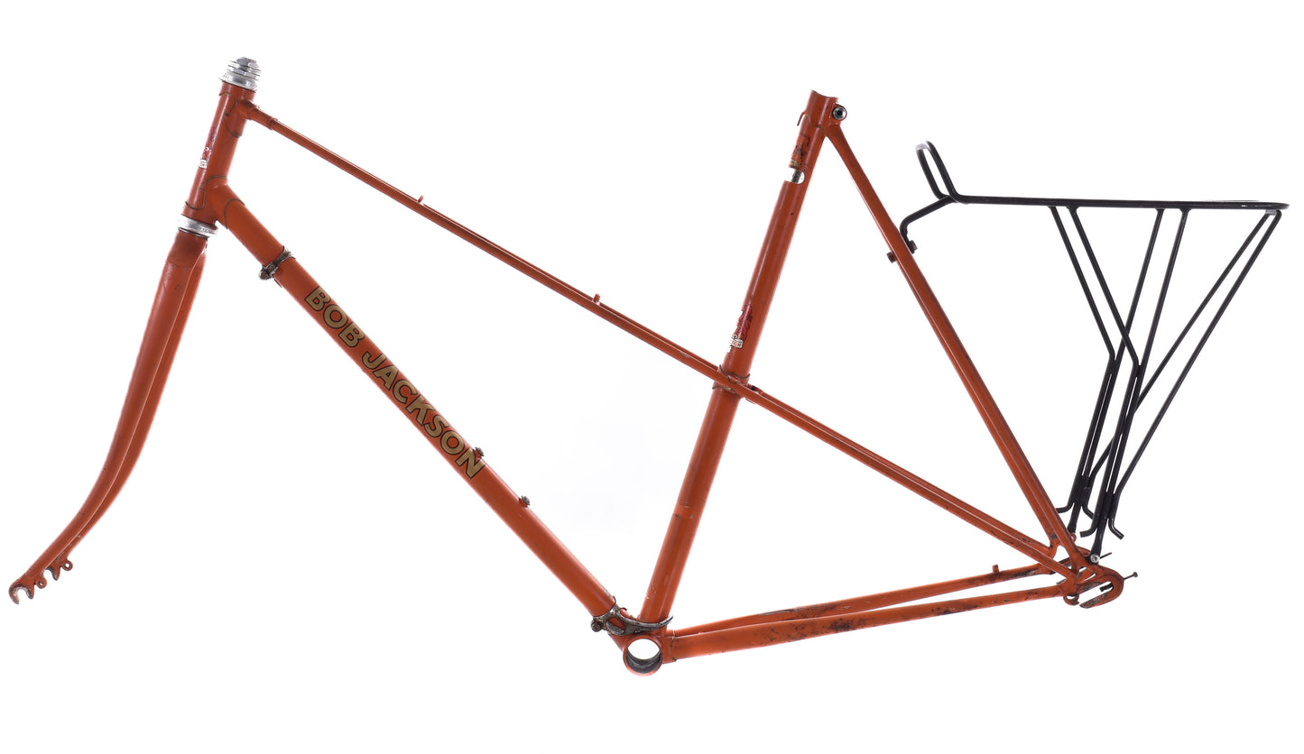 USED Vintage Bob Jackson Steel Mixte Road Frameset 56cm Orange