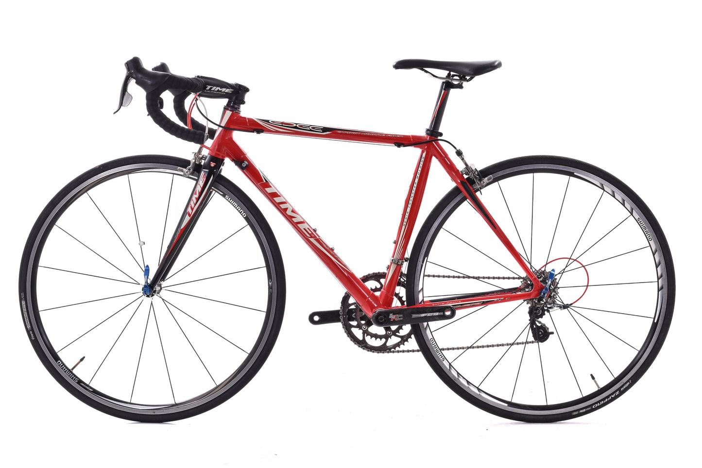 USED Time Edge Racer Carbon Road Bike XXS SRAM Force 2x10 speed Red