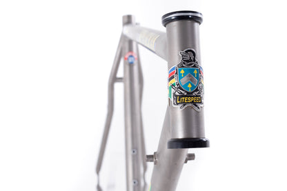 USED Litespeed Appalachian Titanium 56cm Cyclocross/Gravel/All-Road Frame Canti/V-Brake Studded Quick Release 1" Steerer