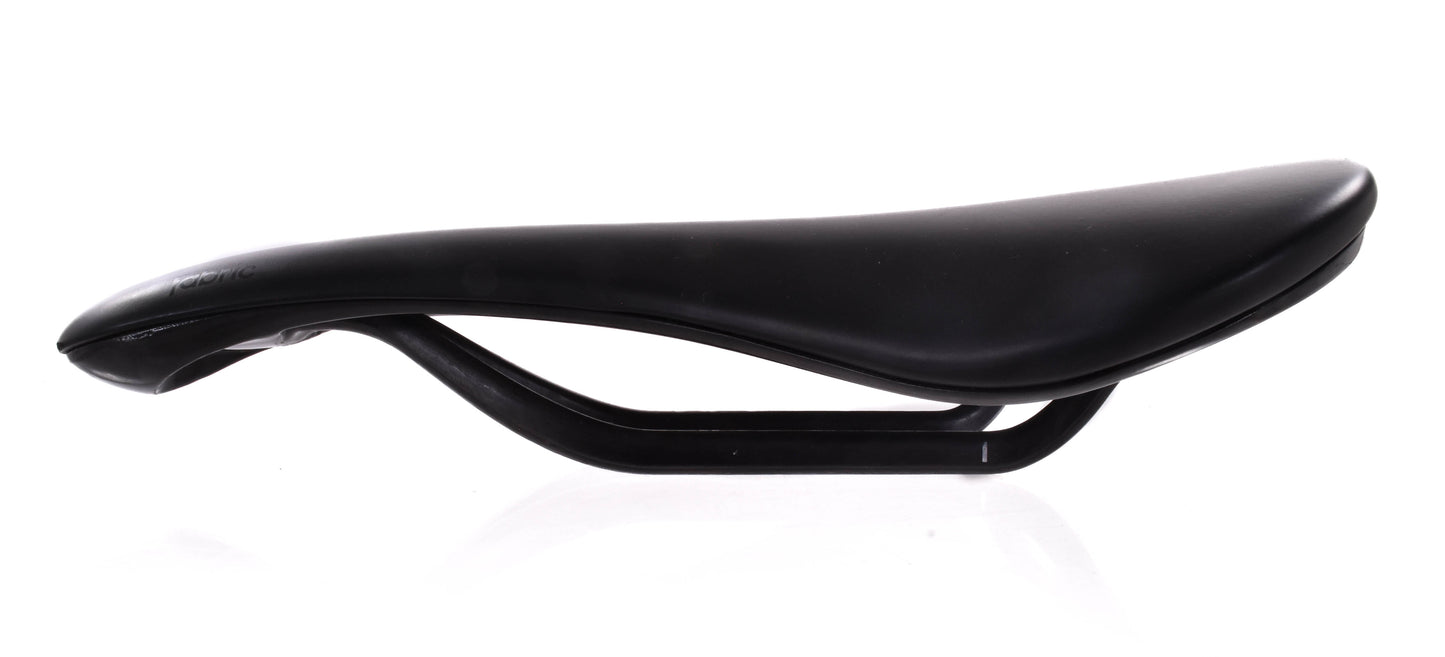 USED Fabric Shallow Carbon Ovalized Rail Saddle with Carbon Base