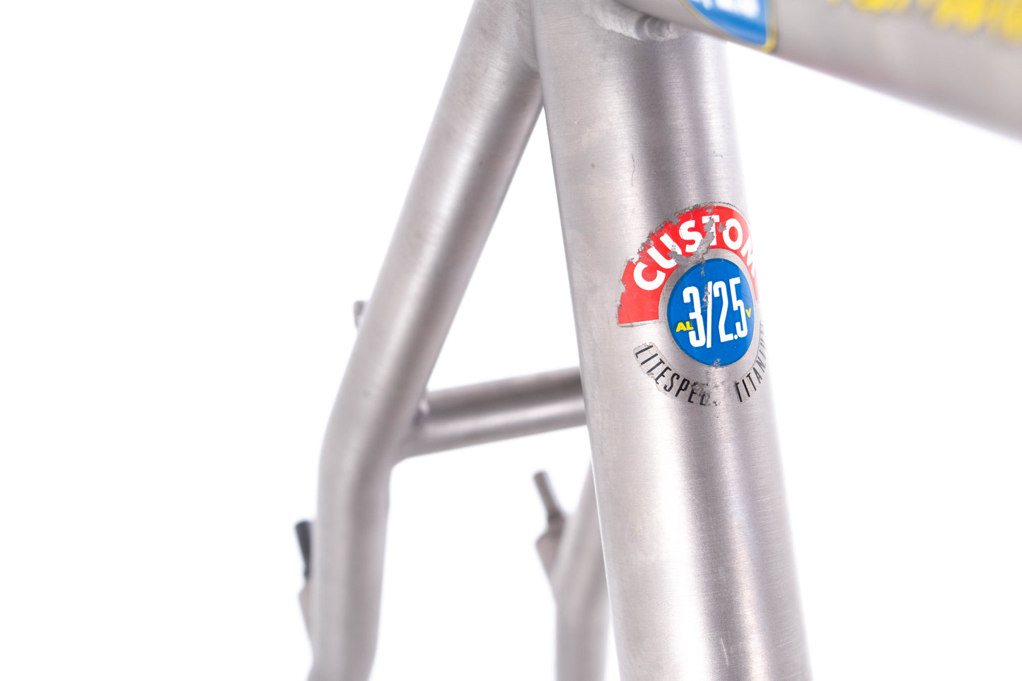 USED Litespeed Appalachian Titanium 56cm Cyclocross/Gravel/All-Road Frame Canti/V-Brake Studded Quick Release 1" Steerer
