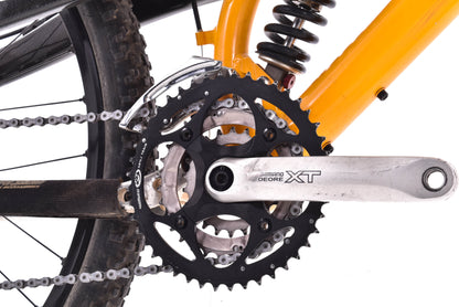 USED Vintage 2000's Schwinn Straight 6 Full Suspension Mountain Bike Yellow- AS IS