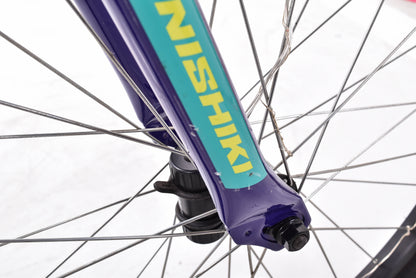 USED Nishiki Pueblo 24" Kids Mountain Bike Purple Turquoise