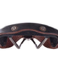 USED Berthoud Cycles Galibier Narrow Leather Saddle, Black, Titanium Rails