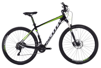 USED 2015 Scott Scale 935 Carbon 29" Hardtail Mountain Bike Large Shimano XT 2x10 speed Black
