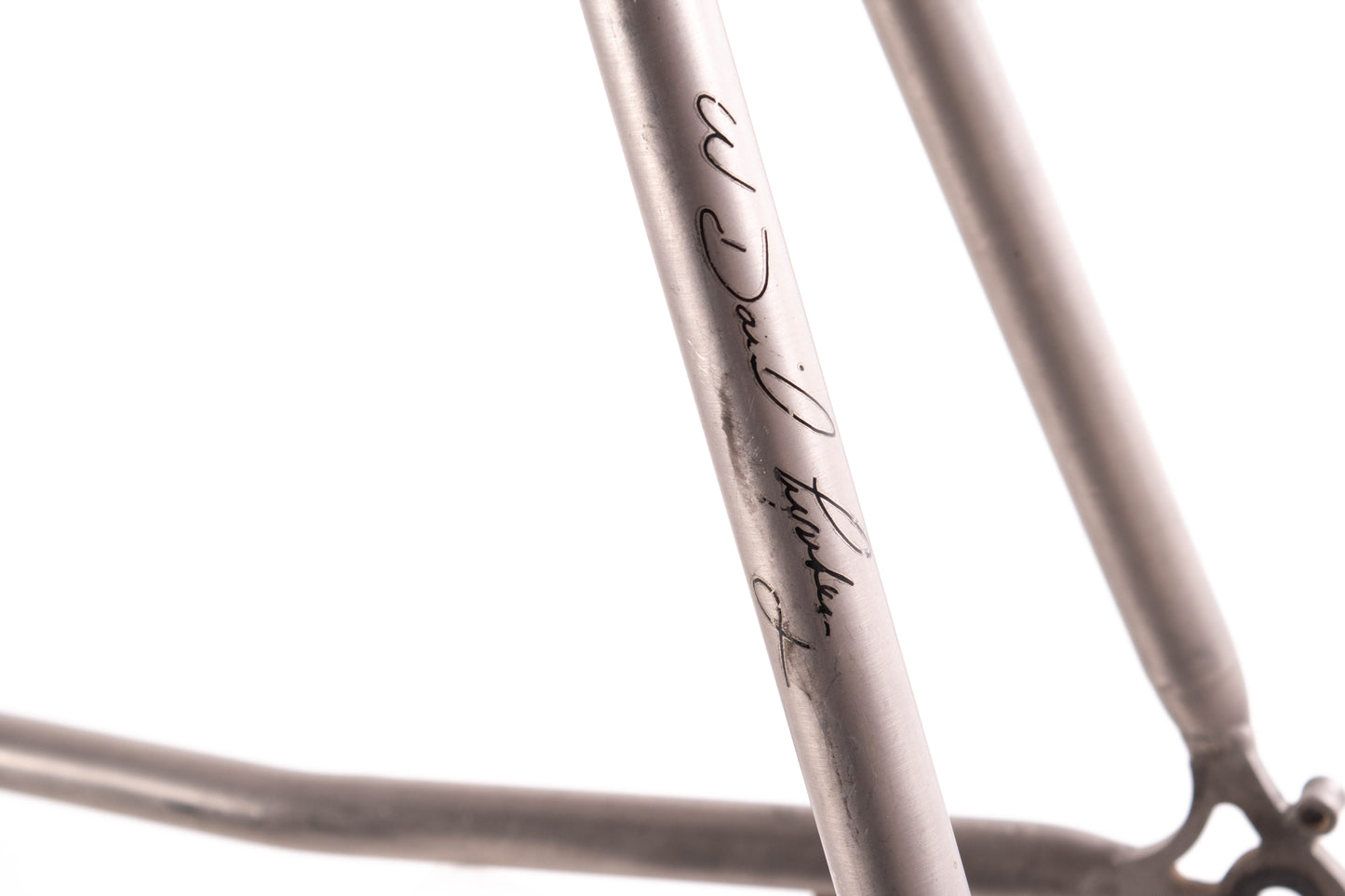 USED Litespeed Appalachian Titanium 56cm Cyclocross/Gravel/All-Road Frame Canti/V-Brake Studded Quick Release 1" Steerer