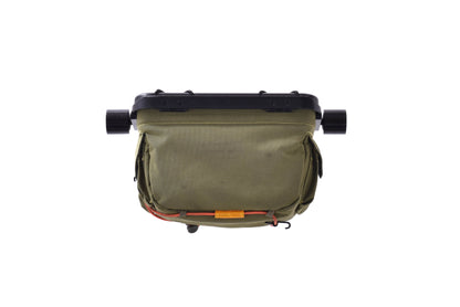 USED Route Werks Modular Handlebar Bag w/ Tech Mount and Handlebar Stubs Olive