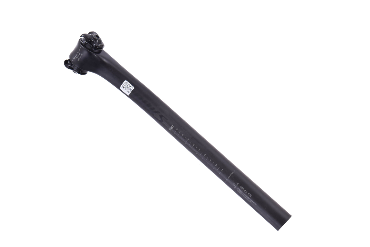 USED Specialized S-Works Carbon Seatpost 27.2mm x 350mm, 20mm Setback, Clamp for 7x9mm Carbon Rails or 7mm Alloy Rails