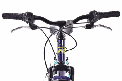 USED Nishiki Pueblo 24" Kids Mountain Bike Purple Turquoise