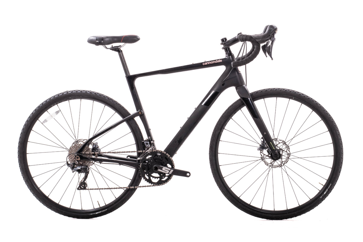 USED 2020 Cannondale Topstone Carbon Women's Ultegra RX 2 Medium Gravel Bike Shimano Ultegra 2x11 speed Black