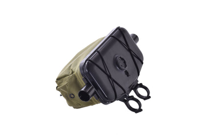 USED Route Werks Modular Handlebar Bag w/ Tech Mount and Handlebar Stubs Olive