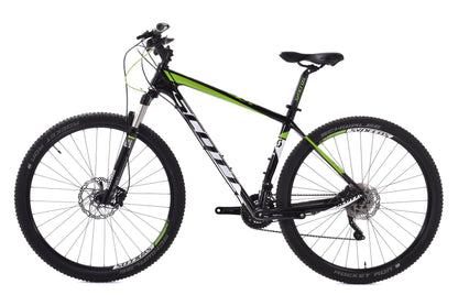 USED 2015 Scott Scale 935 Carbon 29" Hardtail Mountain Bike Large Shimano XT 2x10 speed Black