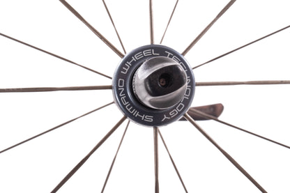 USED Shimano Ultegra RS Eighty Carbon/Alloy Wheelset WH-RS80-C24-CL Rim Brake 8/9/10 Speed HG