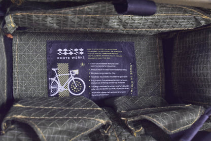 USED Route Werks Modular Handlebar Bag w/ Tech Mount and Handlebar Stubs Olive