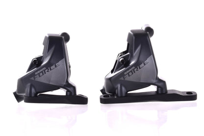 NEW take off SRAM Force eTap AXS Disc Brake Calipers Front/Rear Set Pair - Flat Mount, Gray, D1