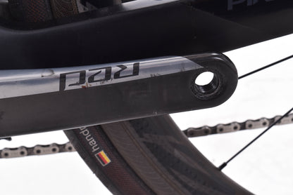 USED Pinarello Dogma F Rim 57.5cm Carbon Road Bike SRAM Red AXS 2x12 speed Zipp 303 Onyx Wheels Black