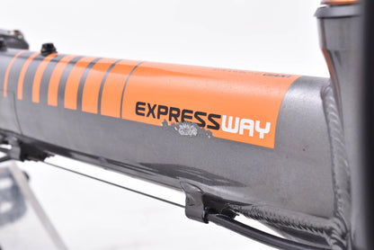 USED 2016 Giant ExpressWay Folding Bike Charcoal / Orange 8 speed