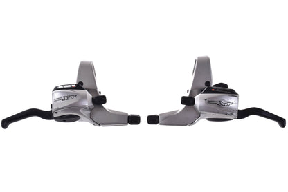 USED Shimano Deore XT ST-M760 3x9 speed Dual Control Flat Bar Brake / Shift Lever STI