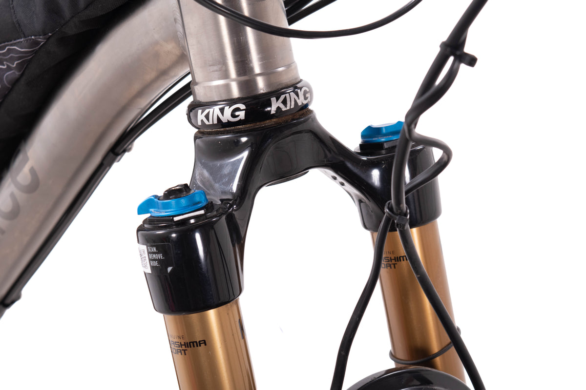 USED Solace Cycles OM-2P Med Titanium Pinion 18 Gearbox Gates Belt Drive Mountain Touring Bike