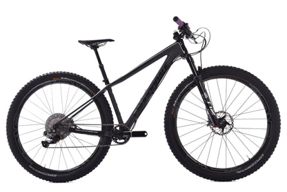 USED 2015 Cannondale F-Si Black Inc. Small Carbon Hardtail Mountain Bike 29" XTR Di2