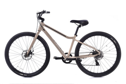 USED Cannondale Treadwell 3 Small Fitness Hybrid/Commuter Bike 1x7 speed Aluminum Tan