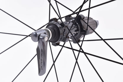 USED Shimano Dura-Ace 9000 C24 Carbon Road Wheelset WH-9000 HG11 Rim Brake Clincher