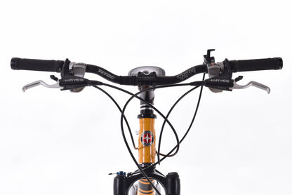 USED Vintage 2000's Schwinn Straight 6 Full Suspension Mountain Bike Yellow- AS IS
