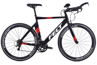 USED 2018 Felt S32 TT Triathlon Bike 56cm Shimano 105 2x11 speed Black Aero Time Trial