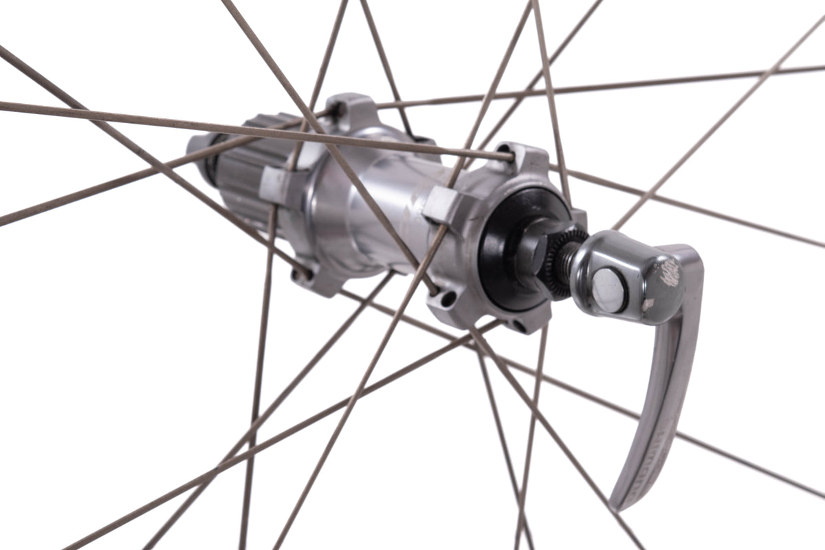 USED Shimano Ultegra RS Eighty Carbon/Alloy Wheelset WH-RS80-C24-CL Rim Brake 8/9/10 Speed HG