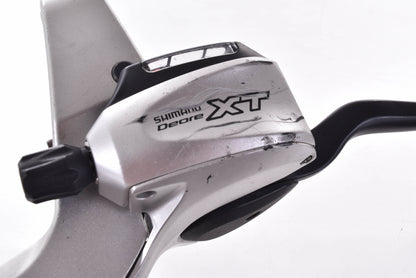 USED Shimano Deore XT ST-M760 3x9 speed Dual Control Flat Bar Brake / Shift Lever STI